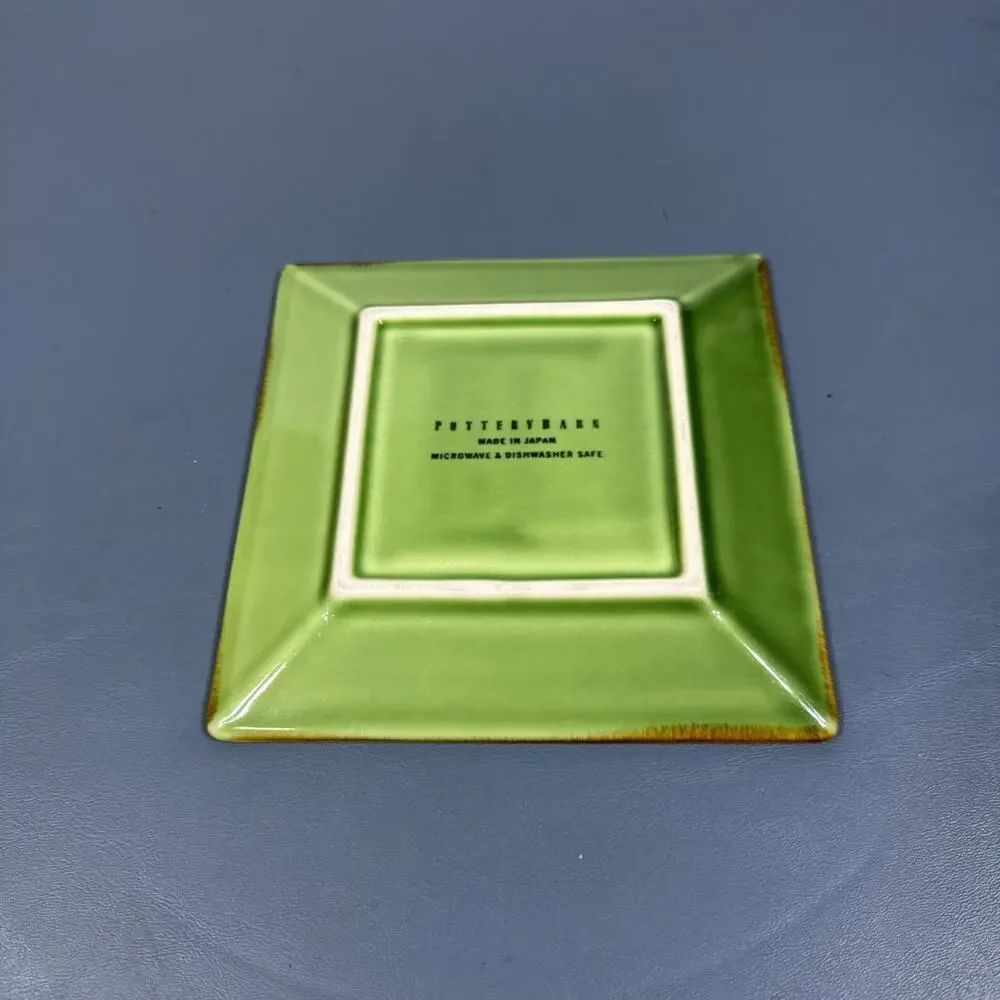 Pottery Barn Asian Square Plate 6